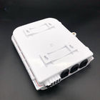1*8 Splitter Module FTTH Fiber Optic Spliter Box Uncut Cable ABS White Flame Retardant UL94 V0
