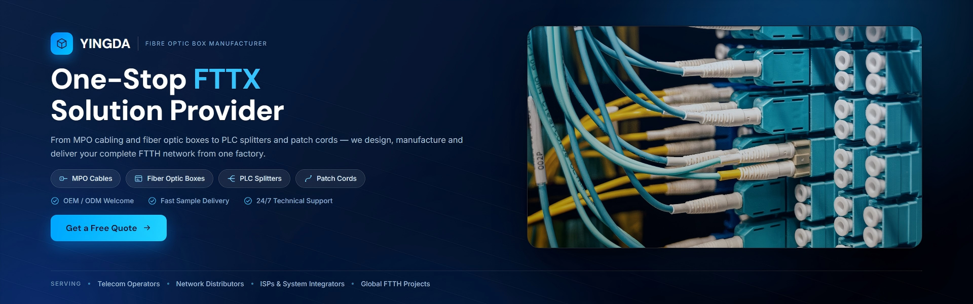 کیفیت فیبر نوری جعبه ختم کارخانه