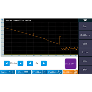 کیت ابزار فیبر OTDR تست کننده فیبر نوری 1310/1550nm 26/24dB محدوده تست 500m-100Km 3