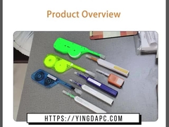 ST FC LC SC قلم پاک کننده اتصال فیبر نوری 2.5mm، قلم پاک کننده یک کلیک 800 بار