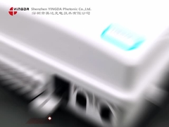 FDB0324 White PC SC Fiber Optic Termination Box ODB OSB 24 Port Hinge طراحی شده است