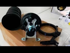 48 هسته گرما کوچک شدن گنبد فیبر نوری Splice بسته شدن 1 بیضی 3ports Arial قطب دیوار نصب