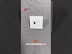 فايبر نوري ديوار نصب سوکت با SC و RJ45 ماژول CAT5E