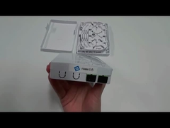 2SC بندر فیبر نوری پایان جعبه برای FTTH PON پلاستیک نوری Rosette Caja ترمینال