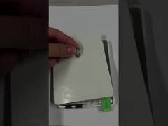 2 هسته SC فیبر نوری Rosette برای فیبر به دیوار داخلی خانه نصب شده با کاست