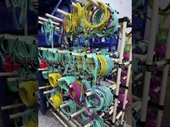 MPO APC مرد به FC APC فان آوت کابل تک حالت 12 فیبر برای کاربردهای چگالی بالا