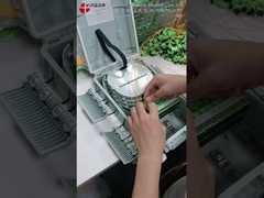 FDB0224M IP65 LC APC Duplex Adapter 2x32 جعبه تقسیم فیبر نوری