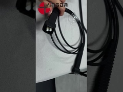 0.9mm SX اتصال LC-LC با سیم پیچ فیبر ضد آب