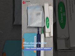 فیبر نوری FTTH یک کلیک کنتاکتور LC MU 1.25mm Cleaner Cleaning Pen نوع آبی CE ROHS