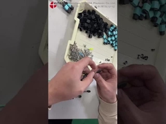 مونتاژ کابل پچ کورد فیبر نوری MTP MPO APC ماده به نر B 12 قطبی