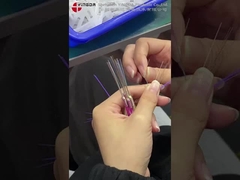 YINGDA سرعت بالا 8Fiber MPO مرد به LC OM3 Fanout Patch Cord حالت تک 9/125um Breakout 100G 400G