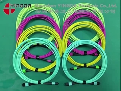 کابل 400G MPO MPO به MPO Patch Cord زنانه OM3 16 فیبر نوع B 5M