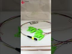 فیبر نوری PLC اسپلیتر کانکتور MPO به SC 16 هسته