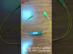 کاست کوپلر FBT پهنای باند پنجره دوگانه 2 میلی‌متری 1 x 2 SFF ABS ISO SGS ROHS