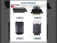 جعبه شبکه FTTH ضد آب IP68 در خارج از منزل جعبه تقسیم کننده فیبر نوری 24 پورت