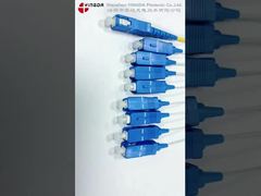 1:8 تقسیم‌کننده کاست ورودی SC/UPC پورت‌پیگ‌تیل زرد 2 میلی‌متر، خروجی SC/UPC پورت‌پیگ‌تیل سفید 900 میکرومتر