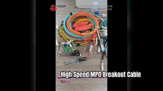 کابل Breakout MPO به SC با چگالی بالا برای پیوندهای 40G