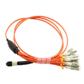 خرید بسته بندی وکیوم کابل LC Simplex MTP MPO OS19 / 125UM 12 Fibers Bundle Cable تولید آنلاین