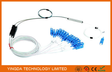 خرید LSZH G657A فیبر نوری PLC Splitter 1x4 Singlemode Tight Buffer 0.9mm تولید آنلاین