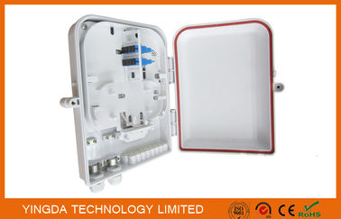 خرید 1x8 PLC جعبه تقسیم جعبه دیوار کوه قطره کابل جعبه، 16 بندر با غدد SC آداپتور پنل IP65 تولید آنلاین
