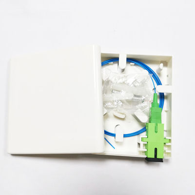 خرید 1 پورت FTTH جعبه پایانی فیبر نوری SC APC Socket Panel With Pigtail 1.5m تولید آنلاین