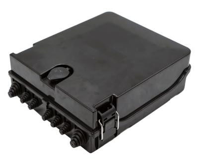 خرید جعبه توزیع کابل فیبر نوری 5 پورت مشکی آداپتور SC 24 هسته ای 1x16 1x8 شکاف تولید آنلاین
