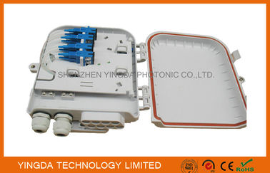 خرید ضد آب 1 x 8 Plc LC SC فیبر نوری جعبه شکاف، فیبر نوری جعبه اتصال 8 قطره تولید آنلاین
