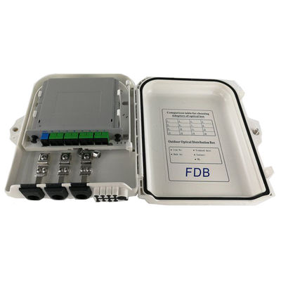 خرید قفل پیچی جعبه ختم فیبر 8 پورت فضای داخلی داخلی برای شکاف 1x8 ماژول LGX تولید آنلاین