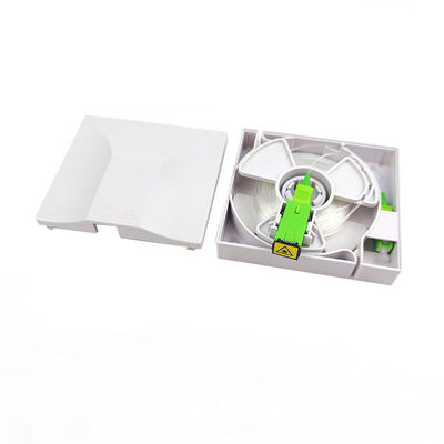 خرید FTTH Indoor ABS 1 Core SC Adapter Invisible Fiber Optical Rosette Box Box ABS جعبه فیبر سفید تولید آنلاین