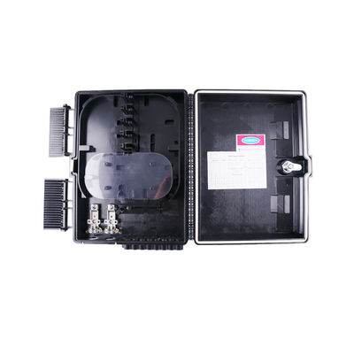 خرید ارائه دهنده نوری 1x16 Splitter NAP Fiber Optic Cable Termination Distributor Box Black Uncut Port SC Coupler تولید آنلاین