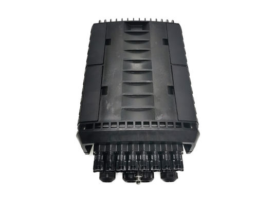 خرید IP68 16 پورت FTTH کابل قطره ای فیبر نوری بسته شدن اتصال اتصال PP مشکی بسته شدن مفصل شکاف در فضای باز تولید آنلاین