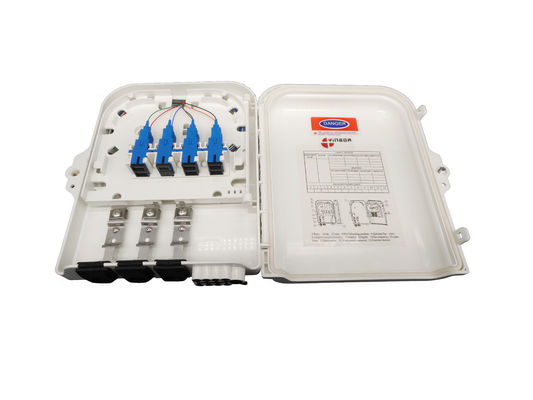 خرید YINGDA دیوار بیرونی نصب 1 به 8 PLC Splitter Fiber Optic Box IP65 ، 3In 8Out محفظه توزیع تولید آنلاین