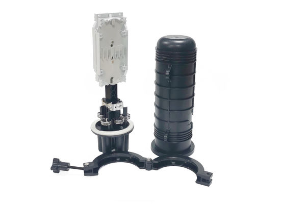 خرید 24 هسته Mini FTTH Dome فیبر نوری بسته شدن 1 بیضی شکل 3 پورت گرد مهر و موم انقباض حرارتی تولید آنلاین