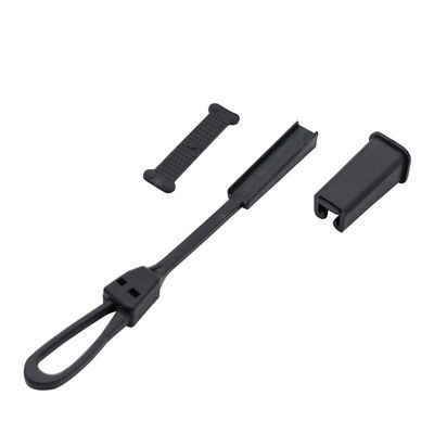 خرید FTTH پلاستیک قطره سیم کلیمپ کیت نصب کابل سیاه برای 2 * 3mm 2 * 5mm کابل تولید آنلاین