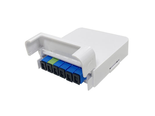 خرید جعبه قطع فیبر نوری ایزو Splitter Module Cassette Box 1*5 مینی PLC Splitter Box تولید آنلاین