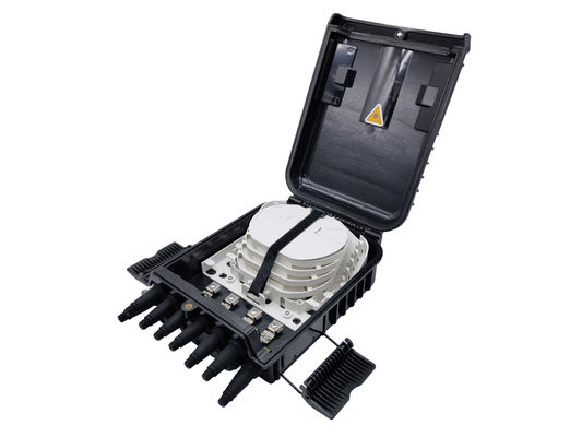 خرید YINGDA FTTH 8 پورت Splitter Box IP65 ضد آب CTO-8R MINI SC Adapter با کفش لاستیکی تولید آنلاین