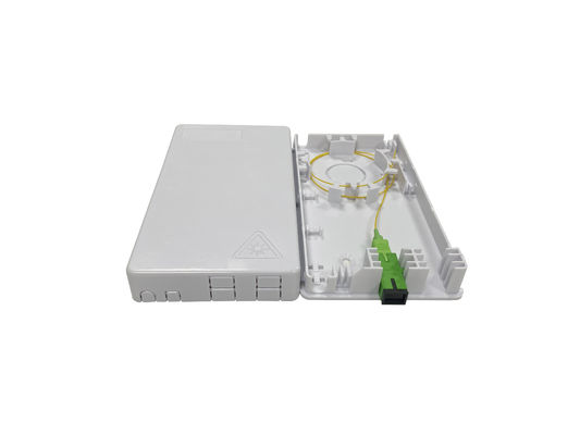 خرید 4 پورت SC فیبر نوری پایان جعبه ABS برای قطره صاف کابل Mid Span دیوار خروجی تولید آنلاین