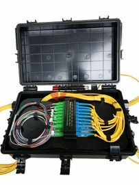 خرید جعبه توزیع جعبه FTTH قطره 24cores آداپتور SC آداپتور 18 پیکسل تولید آنلاین