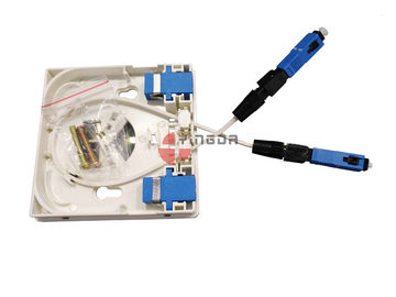 خرید FTTH پنل سوکت در ساختمان نصب دیوار با پیچ مجاری خروجی خروجی کابل تولید آنلاین