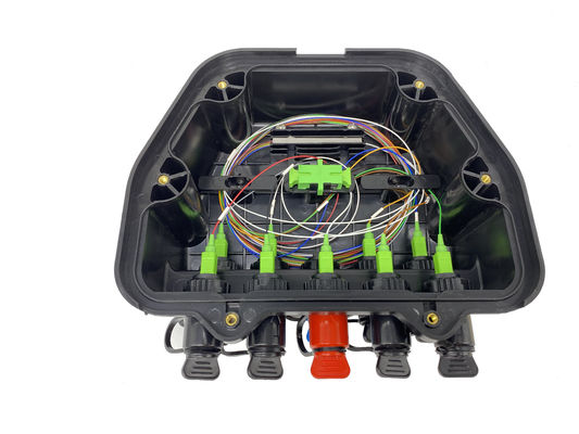 خرید قطب مونت هوا نامتعادل NAP 8 خروجی SC/APC CTO 1X8 1X2 شکافنده جعبه فیبر نوری Mini SC تولید آنلاین