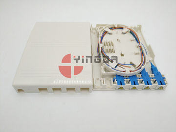 خرید فیبر نابالغ فیبر نوری جعبه Splice Box ABS جعبه ترمینال فیبر سفید برای 1 * 4 فولاد لوله شکاف تولید آنلاین