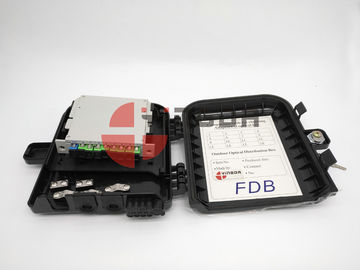 خرید 8 پورت فیبر نوری جعبه شکاف جعبه قطع کابل، با 1x8 LGX PLC splitter تولید آنلاین