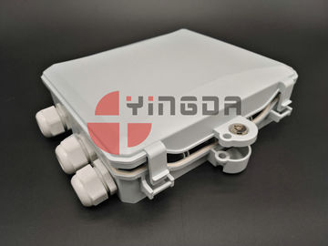 خرید جعبه ترمینال بیرونی نوری 1x12 PLC splitter، 12 هسته 3Ports فیبر توزیع جعبه IP65 تولید آنلاین