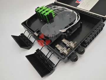 خرید جعبه توزیع نوری FTTH 16 هسته در فضای باز با Splitter 1x8 SC / APC PLC تولید آنلاین