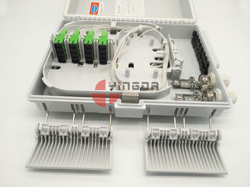 خرید 1X8 SC APC PLC Splitter FTTH قطره کابل فیبر نوری پایان پانل پلاستیک سفید 2 در 16Out تولید آنلاین