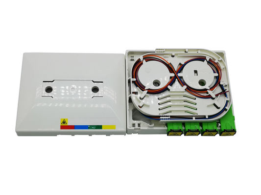 خرید فیبر نوری از قبل به پایان رسید بسته خروجی PTO 4Port برای داخل DIN ریل تولید آنلاین