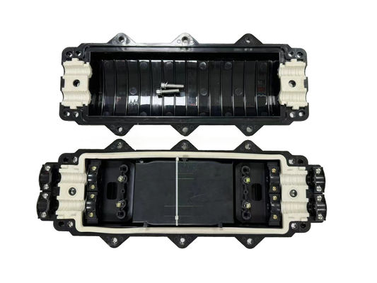 خرید بسته بندی فیبر نوری 96Cores 2 In 2 Out IP68 Inline Fiber Optic Joint Box کانال زیرزمینی تولید آنلاین