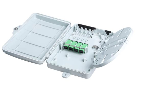 خرید 2-8 ظرفیت فیبر جعبه پایان فیبر نوری سازگار با PLC Splitter و SC / LC آداپتور تولید آنلاین