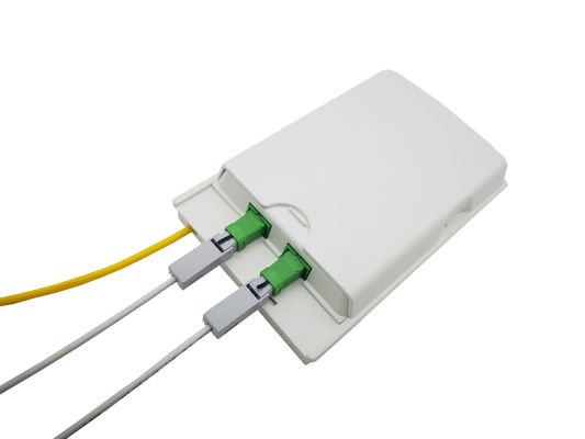 خرید FTB102H پانل سوکت دیوار نصب SC آداپتور Simplex Fiber Optic Termination Box با ABS بالا PC/ABS تولید آنلاین