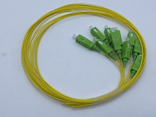 خرید SC بسیار موثر APC فیبر نوری Pigtail 0.9mm برای شبکه پنل پچ تولید آنلاین